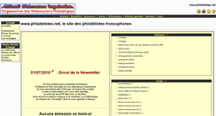 Desktop Screenshot of philatelistes.net