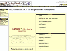 Tablet Screenshot of philatelistes.net